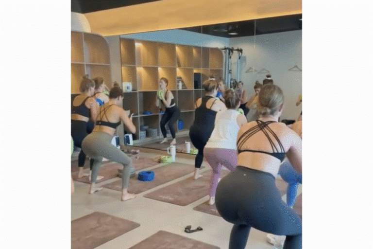 Pilates session at a wellness retreat in Abu Dhabi